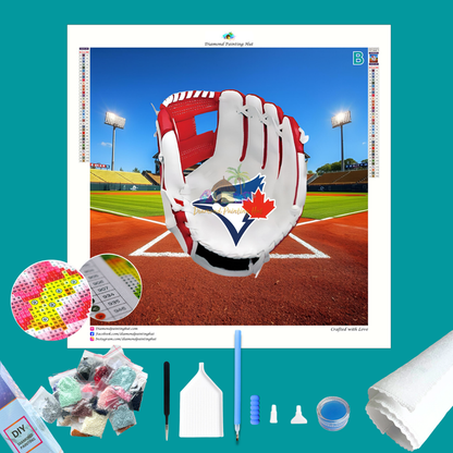 Toronto Blue Jays MLB Glove Diamond Painting