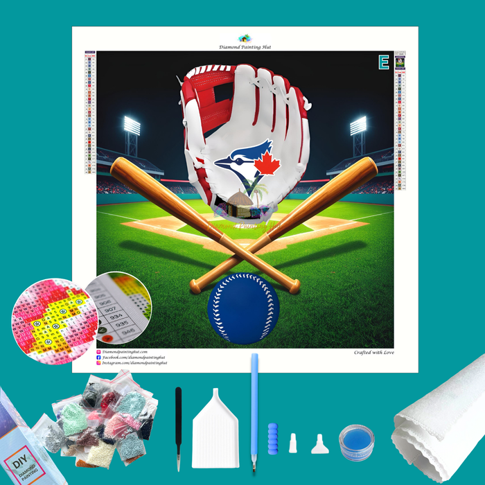 Toronto Blue Jays MLB Glove Diamond Painting