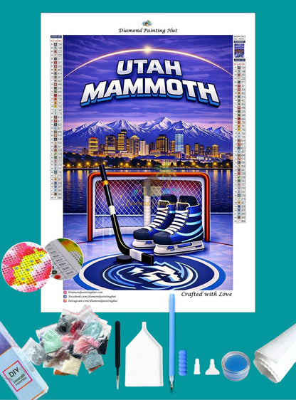Utah NHL Skyline Diamond Painting