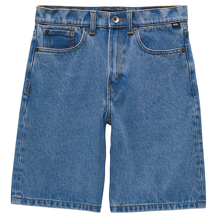Vans Kids Check-5 Baggy Denim Shorts - Stonewash Blue