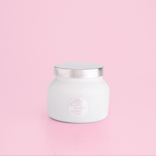 Volcano Petite White Jar Candle 8oz