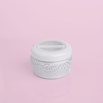 Volcano White Mini Tin  3 oz