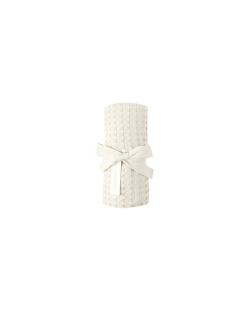 Waffle Baby Blanket in Natural