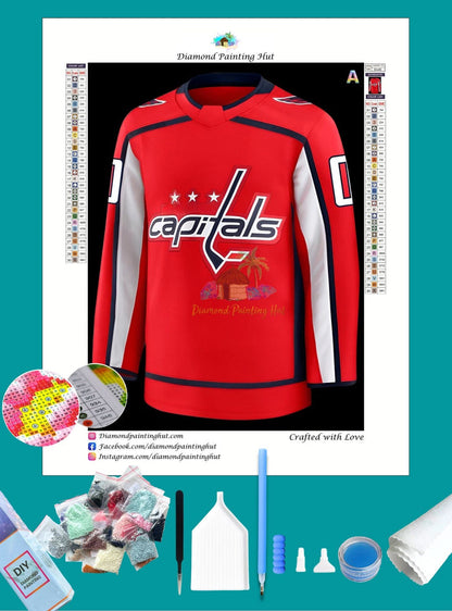 Washington NHL Jersey Diamond Painting