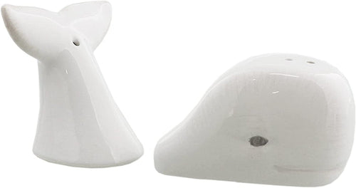 Whale Head Tail Salt & Pepper Shakers
