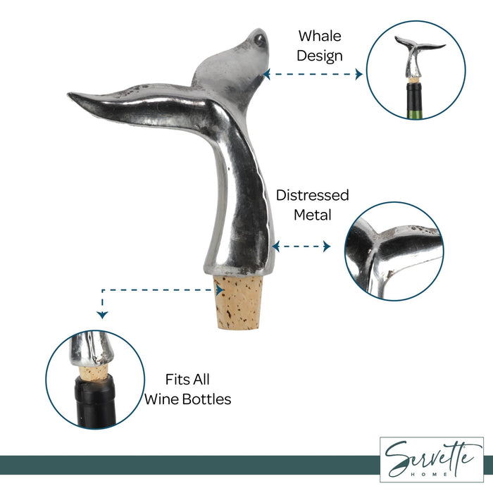 Whales Tail Wine Bottle Stopper