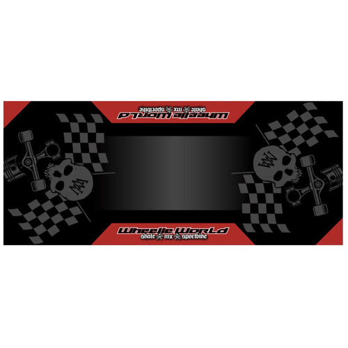 Wheelie World Environmental Moto Mat Dark Skull 95x220cm