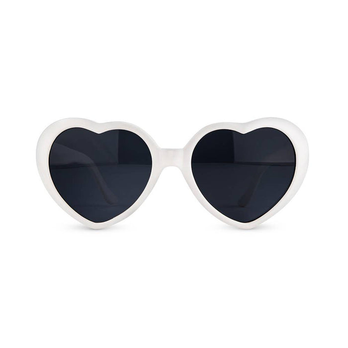 White Heart Sunglasses