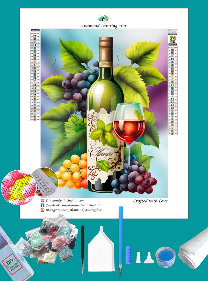 Wine Diamond Painting