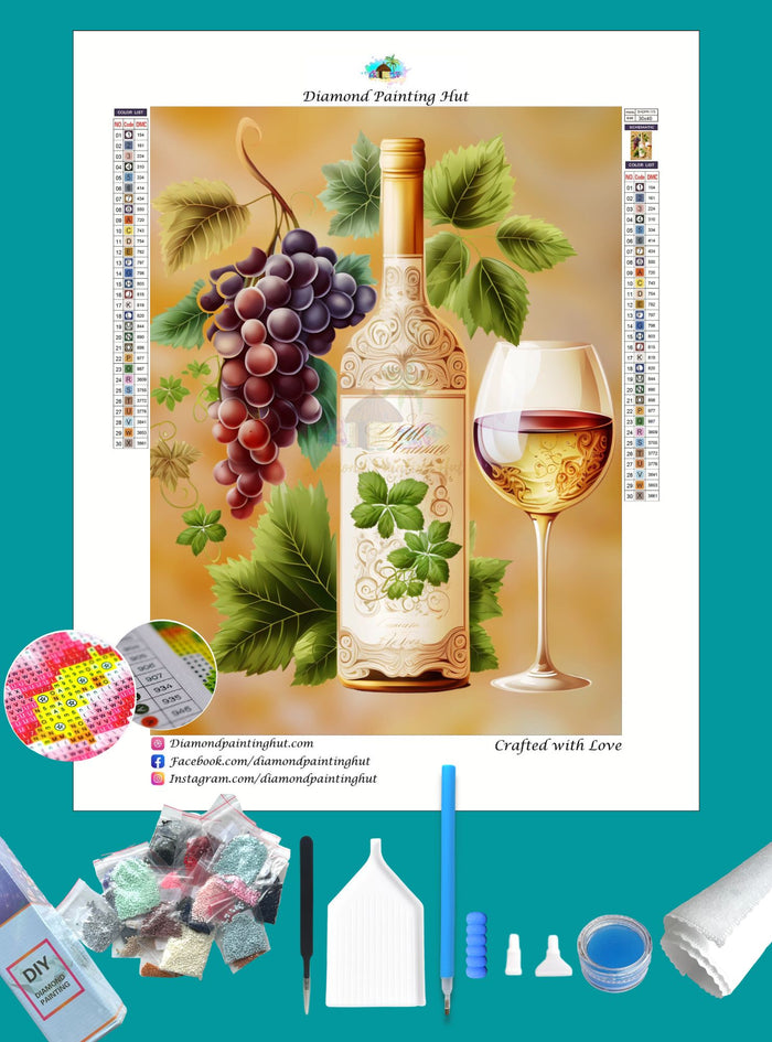 Wine Diamond Painting