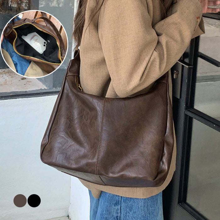 Women's Solid Color Crossbody Bag